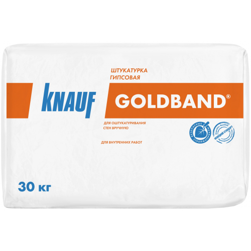 Knauf Гольдбанд, 30 кг, Штукатурка гипсовая