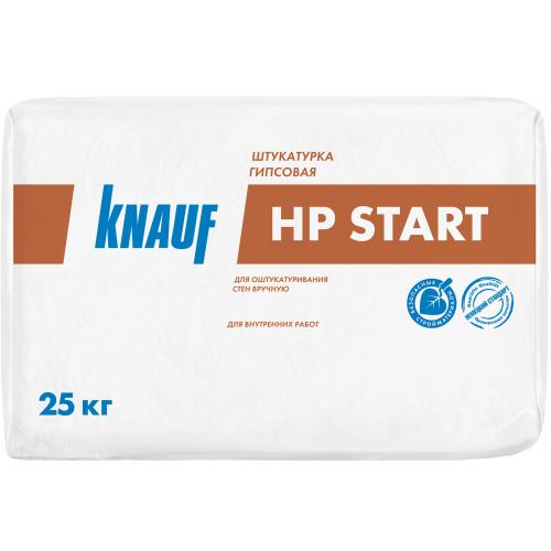 Knauf ХП Старт, 25 кг, Штукатурка гипсовая