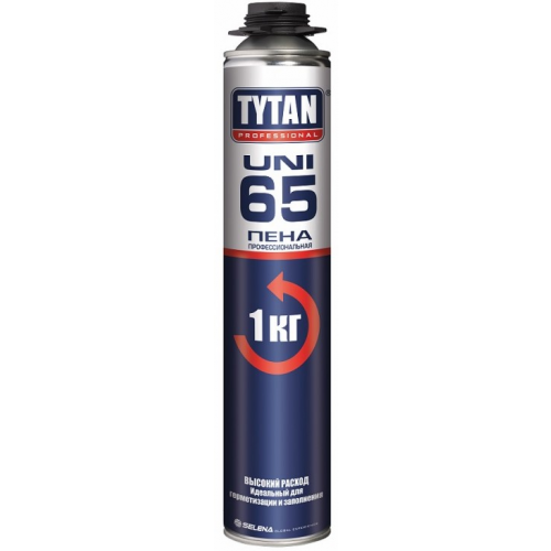 Tytan Professional 65 UNI, 750 мл, Пена монтажная профессиональная