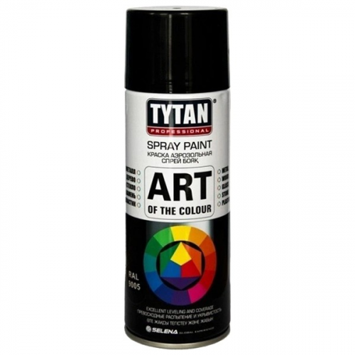 Краска акриловая Tytan Professional Art of the colour аэрозольная белая глянец 9003 400 мл