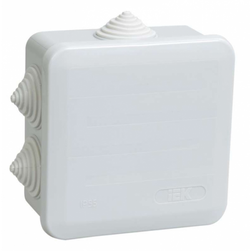 Коробка распаячная наружная IEK КМ41233 100х100 мм