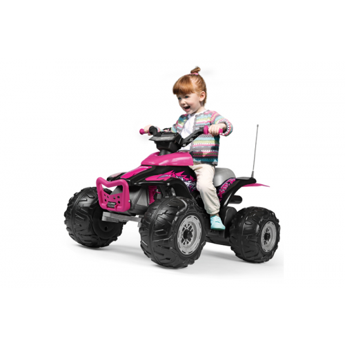 Детский электроквадроцикл Peg Perego Corral T-Rex 330W pink
