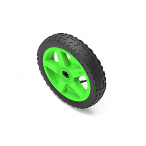 Колесо 12.5x2.50-9 внедорожное зеленое для веломобиля BERG Rally Force
