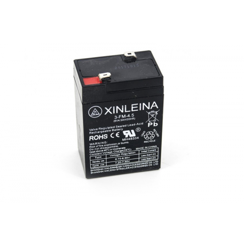 Аккумулятор XINLEINA 6V4.5Ah/20Hr 3-FM-4.5 для электромобиля, электромотоцикла, электроквадроцикла