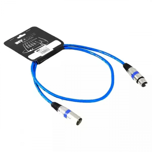 Invotone ACM1103/B микрофонный кабель, длина 3 м, разъемы XLR3M - XLR3F (синий)