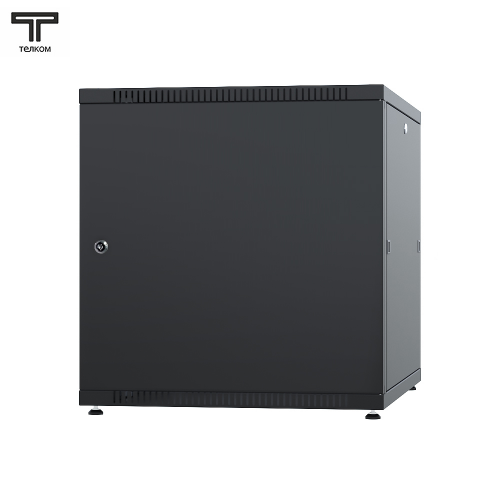 ТЕЛКОМ TLN-12.6.8-ММ.9005МА Шкаф напольный 12U 600x800x623мм (ШхГхВ) телекоммуникационный 19", передняя дверь металлическая - задняя дверь металлическая, цвет черный (RAL9005МА) (4 места)