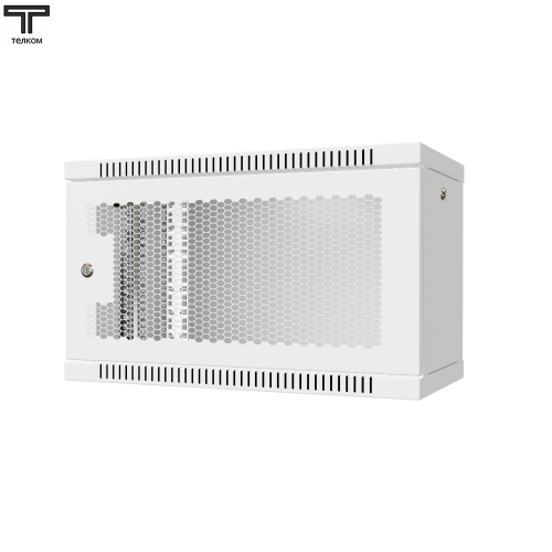ТЕЛКОМ TL-6.6.3-П.7035Ш шкаф настенный 6U телекоммуникационный дверь перфорированная цвет серый