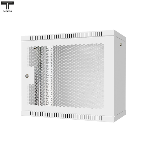 ТЕЛКОМ TL-9.6.3-П.7035Ш шкаф настенный 9U телекоммуникационный дверь перфорированная цвет серый