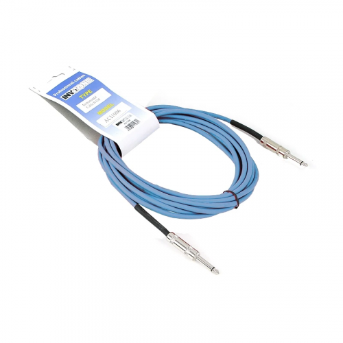 INVOTONE ACI1002 B инструментальный кабель mono jack 6,3 mono jack 6,3 длина 2м (синий)