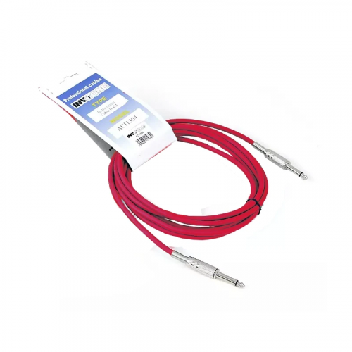 INVOTONE ACI1302 R инструментальный кабель mono jack 6,3 mono jack 6,3 длина 2м (красный)