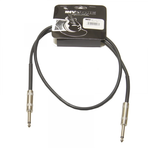 INVOTONE ACI1001 BK инструментальный кабель mono jack 6,3 mono jack 6,3 длина 1м (черный)