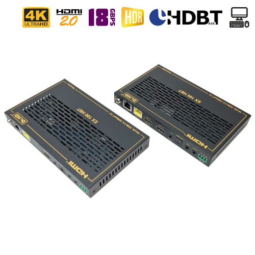 Dr.HD EX 100 HBT HDMI 2.0 удлинитель по UTP + KVM