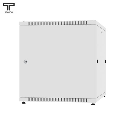 ТЕЛКОМ TLN-12.6.6-ММ.7035Ш шкаф напольный 12U 600x600x623мм 19" передняя дверь металлическая задняя дверь металлическая цвет серый