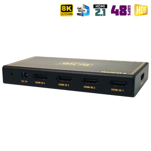 Dr.HD SW 418 SL 8K HDMI переключатель 4x1 (HDMI 2.1)