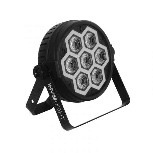 INVOLIGHT LP700 светодиодный прожектор RGBWA+UV 7шт SMD LED, DMX-512, ИК-ДУ