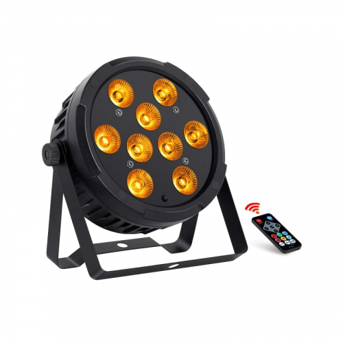 INVOLIGHT LEDPAR9HEX светодиодный прожектор RGBWA+UV 9шт. DMX-512, ИК-ДУ