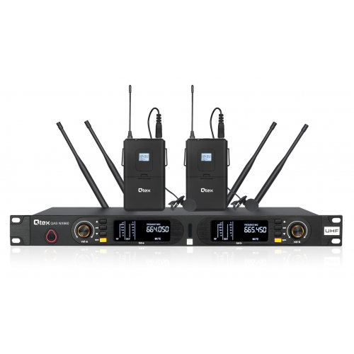 Qtex QAS NX960L радиосистема с двумя петличными микрофонами