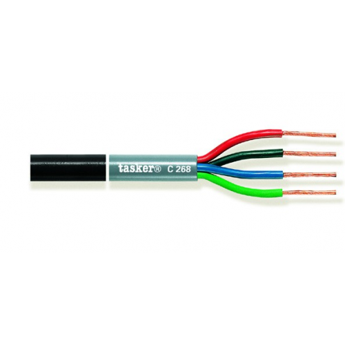 Tasker C279-4.00 (Черный) акустический профессиональный круглый кабель