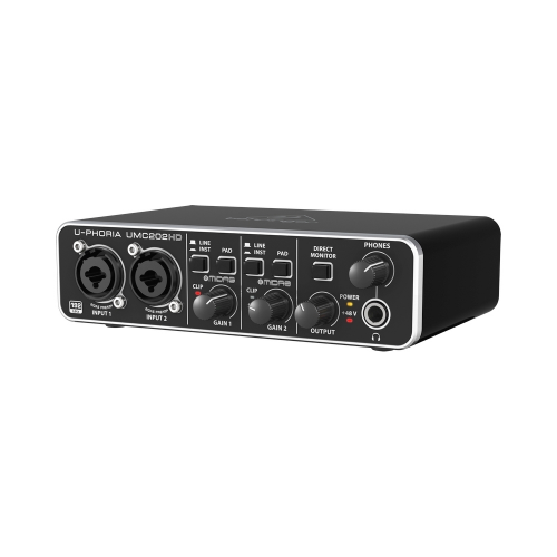 Behringer UMC202HD - USB-аудиоинтерфейс 2/2 MIDAS,24-Bit/192 kHz