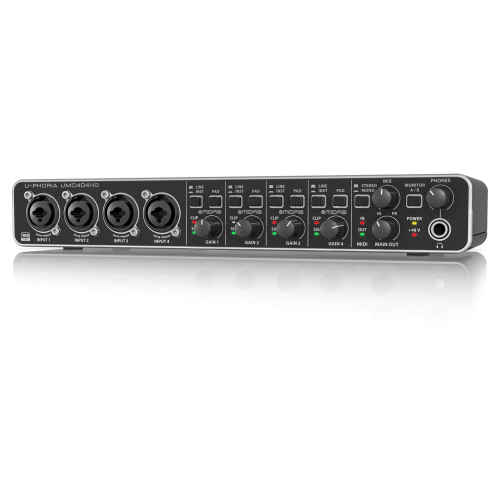 Behringer UMC404HD - USB-аудиоинтерфейс 4/4 MIDAS,24-Bit/192 kHz