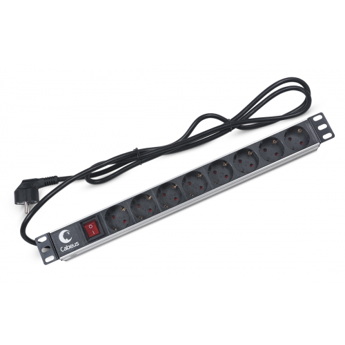 Блок евророзеток для 19" шкафов Cabeus PDU-8P-2EU