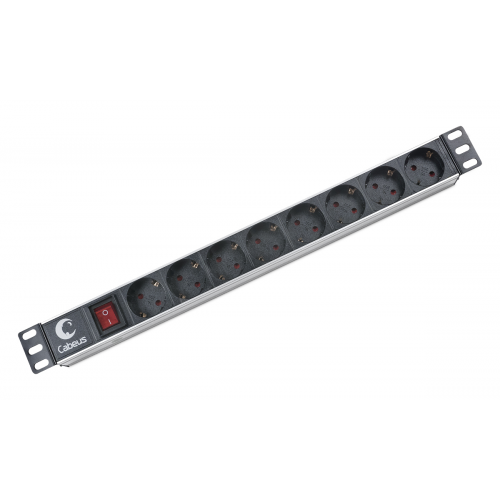 Блок евророзеток для 19" шкафов Cabeus PDU-8P