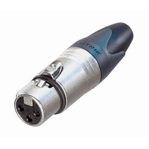Разъём XLR 3Pin Female (мама), никель - Neutrik NC3FXX