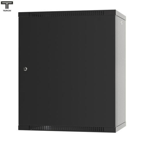 Рэковый шкаф, закрытый ТЕЛКОМ TL-15.6.3-M.9005, 15U, металлический