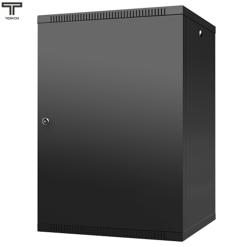 Рэковый шкаф, закрытый ТЕЛКОМ TL-18.6.6-M.9005, 18U, металлический
