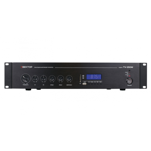 ВЕКТОР ТУ-250М микшер-усилитель с MP3/FM/Bluetooth