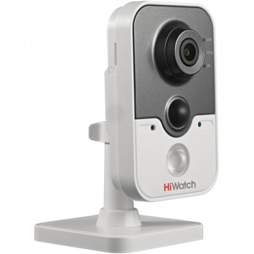 Фиксированная малогабаритная IP-камера с разрешением 1280x720 HiWatch DS-I114 (2.8 мм)