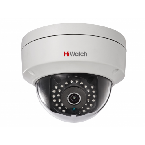 HiWatch DS-I122 (4 мм) уличная купольная IP-видеокамера разрешения 1.3 Мп с фиксированным объективом 4 мм