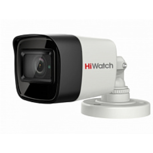 Hiwatch DS-T800 (3.6 мм) цилиндрическая HD-TVI видеокамера для улицы разрешения 8Мп с фиксированным объективом 3.6 мм