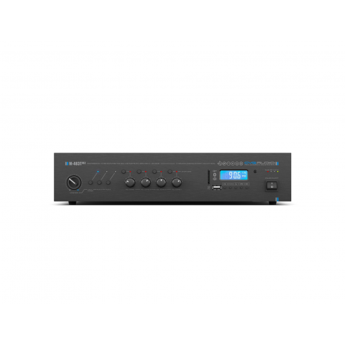 CVGaudio M-483Tmz профессиональный трансформаторный 4-х зонный микшер-усилитель с MP3/FM/Bluetooth