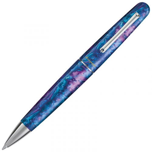 ELMO01-CG-BP Шариковая ручка Montegrappa Elmo 01 Fantasy Blooms Blue Cross Gentian