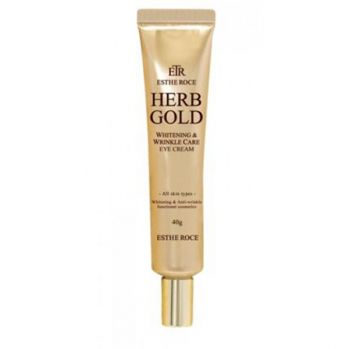 крем для век омолаживающий deoproce estheroce herb gold whitening & wrinkle care eye cream
