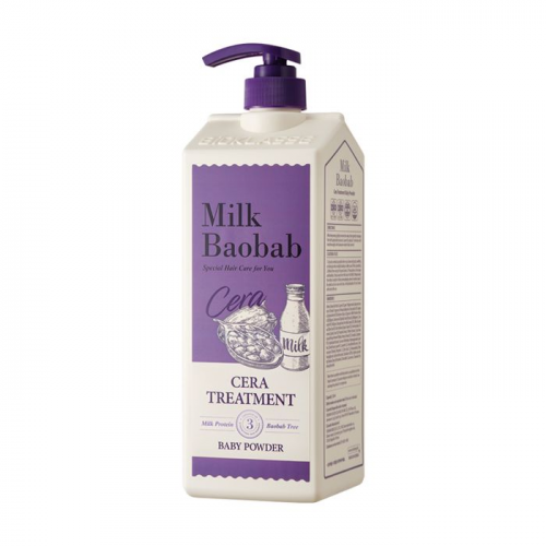 бальзам для волос с керамидами с ароматом детской присыпки milkbaobab cera treatment baby powder