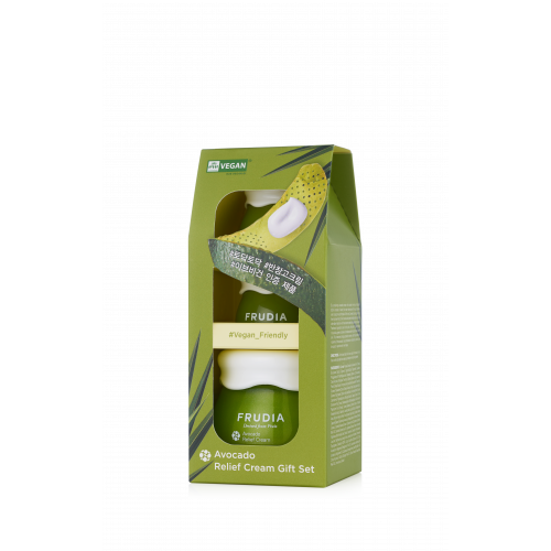 подарочный набор восстанавливающих кремов с авокадо frudia avocado relief cream set