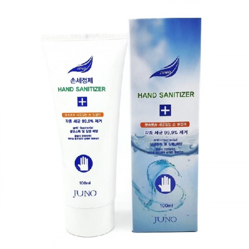увлажняющий гель для рук с антибактериальным эффектом juno hand gel blue