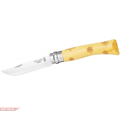 Нож складной Opinel Tradition Nature №07 (снежинки)