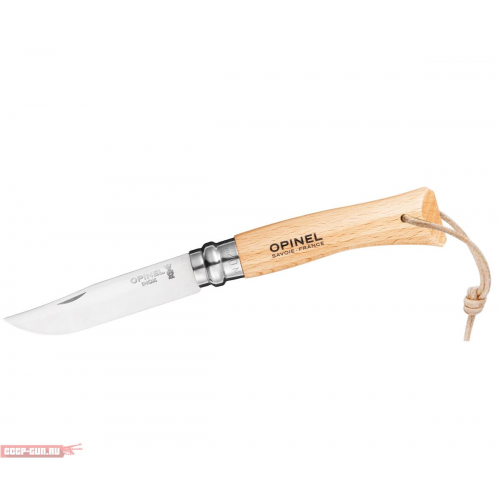 Нож складной Opinel Tradition №07 темляк (нержавеющая сталь)