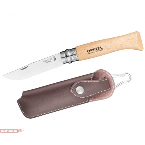 Нож складной Opinel Tradition №08 чехол (нержавеющая сталь)
