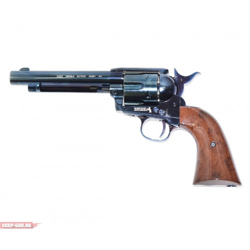 Пневматический револьвер Umarex Colt SAA Blue Finish (пулевой)