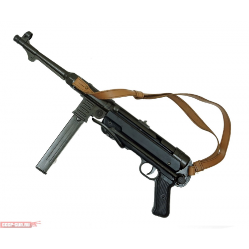 Макет пистолет пулемета MP-40 Denix D7 / 1111C (ММГ, Германия 1940 г., ремень)