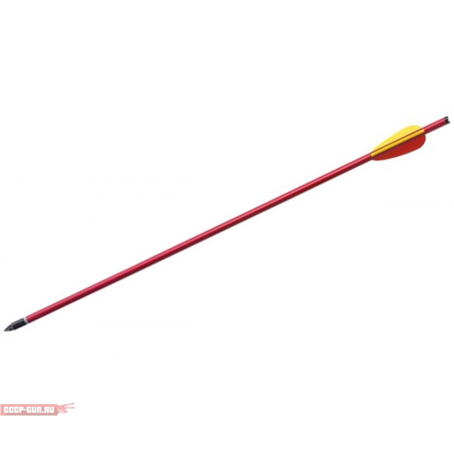Стрела арбалетная алюминиевая МК-AL20R (красная)