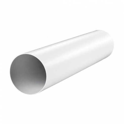 Воздуховод вентиляционый пластик, диаметр 125 мм, круглый, 0.5 м, ERA, 12.5ВП