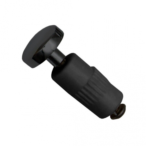 Заглушка торцевая для рейлинга, диаметр 16 мм, черный матовая, Trodos, Модерн, 101349