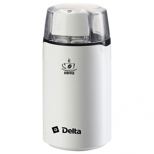 Кофемолка Delta, DL-087К, 250 Вт, 60 г, белая