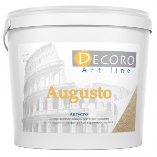 Штукатурка декоративная моделирующая Decoro Augusto (эффект камня), 15 кг