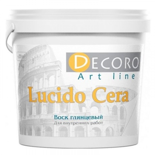 Воск для фактурных покрытий Decoro Lucido cera глянцевый, 1кг